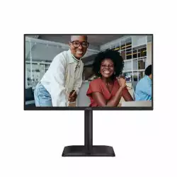 Монитор AOC 24E4U, 23.8" IPS panel, AG, 16:9, FHD 1920x1080, 300cd/m2, 1500:1, 4ms, 120Hz, Flicker Free, Anti Blue Light, Adaptive Sync, sRGB, VGA, HDMI, DP, 4x USB, Audio out, Speakers, HAS, Swivel, Tilt, Pivot, VESA 100, Energy class C, Black