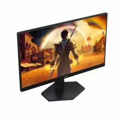 Монитор AOC 24G42E, 23.8", Gaming monitor, Fast IPS panel, AG, 16:9, FHD 1920 x 1080, 0.5ms, 180Hz, 300cd/m2, 1000:1, HDR 10, Adaptive Sync, Flicker Free, Low Blue Light, sRGB, HDMI, DisplayPort, Audio Out, Tilt, VESA 100, Black