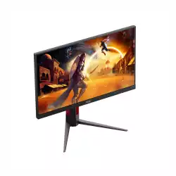 Монитор AOC 24G4HA, 23.8 inch, Gaming monitor, Fast IPS panel, AG, 16:9, FHD 1920x1080, 0.5ms, 200Hz, 300cd/m2, 1000:1, HDR 10, G-SYNC Compatible, Flicker Free, Low Blue Light, 2x HDMI, DP, Audio Out, Speakers, Tilt, HAS, Swivel, Pivot, VESA 100, Black