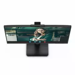 Монитор AOC 24P3CW, 23.8 inch, WLED IPS Panel, 16:9, 1920x1080, 300 cd/m2, 4ms, 1000:1, 20M:1, AntiGlare, 3H, 3-sided frameless, Flicker-free, Low blue light, HDMI, 2x DisplayPort, USB-C Docking, PD 65W, 4x USB 3.2, LAN, Speakers, Tilt, Swivel, Pivot, HAS, VESA 100, 5MP Windows Hello Cam, Black