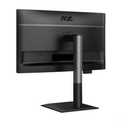 Монитор AOC 24P4CV, 23.8 inch, IPS panel, AG, 300cd/m2, 1500:1, 4ms, 120Hz, HDR, Anti Blue Light, HDMI, DP, DP out, USB-C, 4x USB, LAN, Speakers, KVM, HAS, Swivel, Tilt, Pivot, VESA, Energy class C