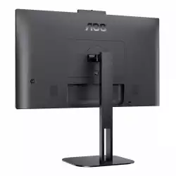 Монитор AOC 24V5CW/BK 23.8 inch IPS Panel, 1920x1080, 16:9, 4ms, 300cd/m2, 1000:1, 20M:1, Anti Glare, 3H, 3-sided frameless, FreeSync, Flicker-free, Low blue light, HDMI, 2MP Windows Hello webcam, DisplayPort, USB-C, Power Delivery 65W, 4x USB 3.2, Tilt, HAS, Swivel, Pivot, VESA 100, Black