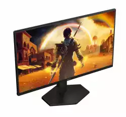 Монитор AOC 25G42E, 24.5" Gaming monitor, Fast IPS panel, AG, 16:9, FHD 1920 x 1080, PPI 89.9, 0.5ms, 180Hz, 300cd/m2, 1000:1, HDR 10, Adaptive Sync, Flicker Free, Low Blue Light, sRGB, HDMI, DisplayPort, Audio Out, Tilt, VESA 100, Black