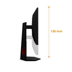 Монитор AOC 25G4KUR, 24.5 inch Gaming monitor, Fast IPS panel, FHD 1920x1080, 350cd/m2, 1000:1, 0.3ms, 420Hz, HDR 400, Adaptive Sync, G-SYNC compatible, TUV LowBlue Light, 2x HDMI, DP, 4x USB, Audio Out, Tilt, Swivel, HAS, Pivot, VESA, Black