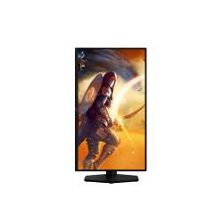 Монитор AOC 25G4KUR, 24.5 inch Gaming monitor, Fast IPS panel, FHD 1920x1080, 350cd/m2, 1000:1, 0.3ms, 420Hz, HDR 400, Adaptive Sync, G-SYNC compatible, TUV LowBlue Light, 2x HDMI, DP, 4x USB, Audio Out, Tilt, Swivel, HAS, Pivot, VESA, Black