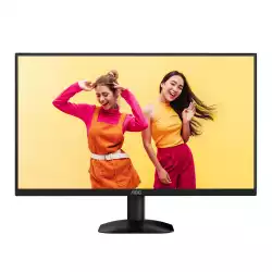 Монитор AOC 27B35HM, 27" VA panel, AG, 3H, 16:9, FHD 1920x1080, 1ms, 100Hz, 300cd/m2, 3000:1, 20M:1, Flicker Free, Low Blue Light, Adaptive Sync, VGA, HDMI, Tilt, VESA 100, Black