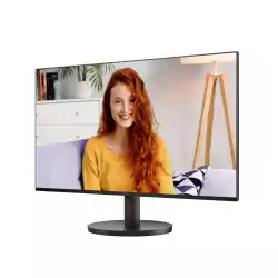 Монитор AOC 27B3CA2, 27" IPS WLED panel, Anti-Glare, FHD 1920x1080, 1ms, 100Hz, 250cd/m2, 1300:1, 20M:1, HDR, Low Blue Light, Ultra Narrow, sRGB, BT 709, HDMI, USB-C, 2x USB, Mic In, PD 65W, Speakers, Tilt, VESA 100, Black