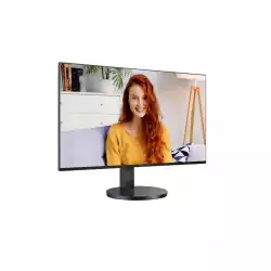 Монитор AOC 27B3CF2, 27" IPS WLED panel, Anti-Glare, 16:9, FHD 1920x1080, 1ms, 100Hz, 250cd/m2, 1300:1, 20M:1, HDR, Flicker Free, Low Blue Light, Ultra Narrow, sRGB, BT 709, HDMI, USB-C, 2x USB, PD 65W, Speakers, Tilt, HAS, VESA 100, Black