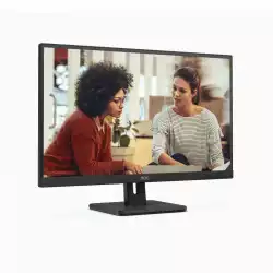 Монитор AOC 27E3UM, 27 inch VA Panel, 1920x1080, 16:9, 4ms, 300 cd/m2, 3000:1, 20M:1, Anti Glare, 3H, 3-sided frameless, Flicker-free, Low blue light, Adaptive Sync, VGA, 2x HDMI, 2x DisplayPort, 2x USB 3.2, 2x USB Out, Speakers, Tilt, VESA 100, Black