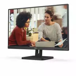 Монитор AOC 27E3UM, 27 inch VA Panel, 1920x1080, 16:9, 4ms, 300 cd/m2, 3000:1, 20M:1, Anti Glare, 3H, 3-sided frameless, Flicker-free, Low blue light, Adaptive Sync, VGA, 2x HDMI, 2x DisplayPort, 2x USB 3.2, 2x USB Out, Speakers, Tilt, VESA 100, Black