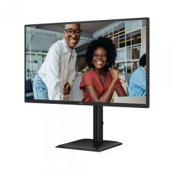 Монитор AOC 27E4U, 27", IPS panel, AG, 16:9, FHD 1920x1080, 300 cd/m2, 1500:1, 20M:1, 120Hz, 4ms, 3H, HDR Mode, Flicker- free, Anti Blue Light, Adaptive Sync, sRGB, VGA, HDMI, DP, 4x USB, Audio out, Speakers, HAS, Swivel, Tilt, Pivot, VESA 100, TCO 10, Energy class C, Black