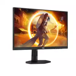 Монитор AOC 27G4X, 27", Gaming monitor, IPS WLED, Anti-Glare, 16:9, FHD 1920x1080, 0.5ms, 180Hz, 300cd/m2, 1000:1, HDR 10, G-SYNC Compatible, Flicker Free, Low Blue Light, 2x HDMI, DisplayPort, Audio Out, Tilt, HAS, Swivel, Pivot, Speakers, VESA 100, Black