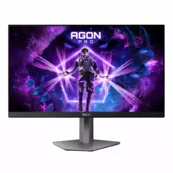 Монитор AOC AG246FK6, Gaming monitor, Ultra-Fast TN eSports panel, AG, 16:9, FHD 1920x1080, 500cd/m2, 0.5ms, 610Hz, Quick release function, Light FX, Flicker-Free, HDR 400, 2x HDMI, DisplayPort, 4x USB, Audio out, HAS, Swivel, Tilt, Pivot, VESA 100, Black/Grey
