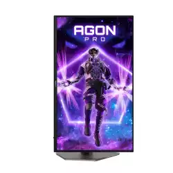 Монитор AOC AG326UZD2, 31.5 AGON Pro Gaming monitor, QD OLED panel, UHD 3840x2160, 450cd/m2, 1.5M:1, 240Hz, 0.03ms, HDR True Black 500, G-SYNC compatible, PiP+PbP, KVM, 2x HDMI, DP, 2x USB, HAS, Swivel, Tilt, Pivot, Black/Silver