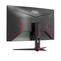 Монитор AOC C27G2E/BK 27 inch Curved gaming monitor, VA Panel, AG, FHD 1920x1080, 16:9, 350cd/m2, 3000:1, 80M:1, 165Hz, 1ms, Adaptive Sync, Flicker Free, Low Blue Light, 2x HDMI, DisplayPort, VGA, Audio Out, Tilt, VESA 100, Black/Red