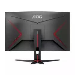 Монитор AOC C27G2E/BK 27 inch Curved gaming monitor, VA Panel, AG, FHD 1920x1080, 16:9, 350cd/m2, 3000:1, 80M:1, 165Hz, 1ms, Adaptive Sync, Flicker Free, Low Blue Light, 2x HDMI, DisplayPort, VGA, Audio Out, Tilt, VESA 100, Black/Red