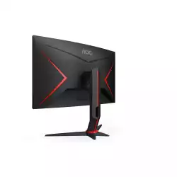 Монитор AOC C27G2Z3/BK, 27" Curved gaming monitor, VA Panel, 16:9, FHD 1920 x 1080, 300cd/m2, 4000:1, 240Hz, 0.5ms, HDR 10, Adaptive Sync, Flicker Free , Low Blue Light, 2x HDMI, DisplayPort, Audio out, HAS, Swivel, Tilt, VESA 100, Black/Red