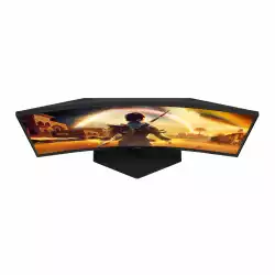 Монитор AOC C27G42E, 27", Gaming monitor, Curved VA panel, 16:9, AG, FHD 1920x1080, 300cd/m2, 3000:1, 180Hz, 0.5ms, Adaptive Sync, Flicker Free, Low Blue Light, 2x HDMI, DisplayPort, Audio out, Speakers, Tilt, VESA 100, Black
