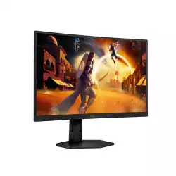 Монитор AOC C27G4ZXU, 27" Curved monitor, Fast VA panel, Anti-Glare, 16:9, FHD 1920 x 1080, 300cd/m2, 4000:1, 280Hz, 0.3ms, HDR 10, Adaptive Sync, Low Blue Light, Flicker Free, 2x HDMI, DP, 4x USB, Speakers, Audio out, HAS, Swivel, Tilt, VESA 100, Black