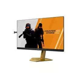 Монитор AOC CS24A, 24.1 inch Ultra-Fast TN eSports, AG, FHD 1920x1080, 500cd/m2, 1000:1, 610Hz, 0.3ms, G-SYNC Compatible, HDR400, 2x HDMI, DP, 4x USB, Audio out, HAS, Swivel, Tilt, Pivot, VESA, Black/Gold