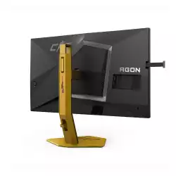 Монитор AOC CS24A, 24.1 inch Ultra-Fast TN eSports, AG, FHD 1920x1080, 500cd/m2, 1000:1, 610Hz, 0.3ms, G-SYNC Compatible, HDR400, 2x HDMI, DP, 4x USB, Audio out, HAS, Swivel, Tilt, Pivot, VESA, Black/Gold