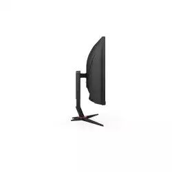 Монитор AOC CU34G2XP/BK, 34" Gaming monitor, VA WLED panel, Curved 1500R, AG, 21:9, UWQHD 3440x1440, 430cd/m2, 4000:1, 180Hz, 1ms, Freesync Premium, HDR 400, PiP+PbP, Flicker Free, Low Blue Light, 2x HDMI, 2x DP, 4x USB, USB-C, Tilt, HAS, Swivel, VESA, Black / Red