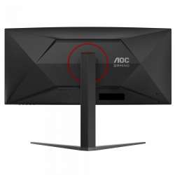 Монитор AOC CU34G4, 34" Gaming monitor, Fast VA panel, Curved 1500R, Anti-Glare, 21:9, UWQHD 3440x1440, 300cd/m2, 2500:1, 180Hz, 0.5ms, HDR 10, FreeSync Premium, Flicker Free, Low Blue Light, PiP+PbP, 2x HDMI, DP, Audio out, HAS, Swivel, Tilt, VESA 100, Black/Red