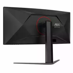 Монитор AOC CU34G4Z, 34" Gaming monitor, Fast VA panel, Curved 1500R, Anti-Glare, 21:9, UWQHD 3440x1440, 450cd/m2, 2500:1, 240Hz, 0.5ms, HDR 400, Adaptive Sync, PiP + PbP, Flicker Free, Low Blue Light, 2x HDMI, DP, 2x USB, Audio out, HAS, Swivel, Tilt, VESA 100, Black