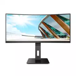 Монитор AOC CU34P2A 34 inch WLED Curved, VA panel, 21:9, 3440x1440 100Hz, 1 ms, FreeSync, 300cd/m2, 3000:1, 2xHDMI, Displayport, 4xUSB 3.0, Speakers, Height adjustable