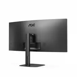 Монитор AOC CU34V5C/BK 34 inch VA Panel WLED, Curved 1500R, 3440x1440, 21:9, 100Hz, 4ms, 300 cd/m2, 3000:1, 20M:1, Anti Glare, 3H, 3-sided frameless, HDMI, DisplayPort, USB-C, 4x USB 3.2, Speakers, Flicker-free, Low blue light, Multiview: PIP, PBP, Tilt, Swivel, HAS, VESA 100, Black
