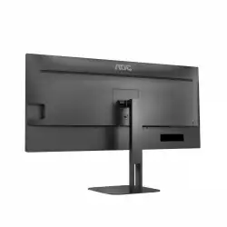 Монитор AOC CU34V5C/BK 34 inch VA Panel WLED, Curved 1500R, 3440x1440, 21:9, 100Hz, 4ms, 300 cd/m2, 3000:1, 20M:1, Anti Glare, 3H, 3-sided frameless, HDMI, DisplayPort, USB-C, 4x USB 3.2, Speakers, Flicker-free, Low blue light, Multiview: PIP, PBP, Tilt, Swivel, HAS, VESA 100, Black