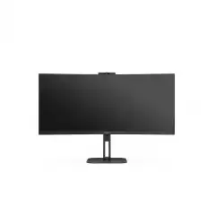 Монитор AOC CU34V5CW/BK 34 inch VA Panel WLED, Curved 1500R, 3440x1440, 21:9, 100Hz, 1 ms, 300 cd/m2, 3000:1, 20M:1, Anti Glare, 3H, 3-sided frameless, HDMI, DisplayPort, USB-C, 4x USB 3.2, Speakers, Flicker-free, Low blue light, MultiView, PIP, PBP, Tilt, Swivel, HAS, VESA 100, Web Cam, Black