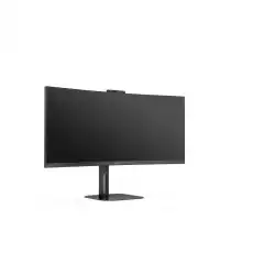 Монитор AOC CU34V5CW/BK 34 inch VA Panel WLED, Curved 1500R, 3440x1440, 21:9, 100Hz, 1 ms, 300 cd/m2, 3000:1, 20M:1, Anti Glare, 3H, 3-sided frameless, HDMI, DisplayPort, USB-C, 4x USB 3.2, Speakers, Flicker-free, Low blue light, MultiView, PIP, PBP, Tilt, Swivel, HAS, VESA 100, Web Cam, Black