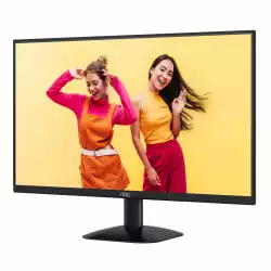 Монитор AOC Q27B35E, 27", IPS panel, AG, 16:9, QHD 2560x1440, 300cd/m2, 1500:1, 75Hz, 1ms, Flicker Free, Low Blue Light, Adaptive Sync, HDMI, DisplayPort, HDR 10, Tilt, VESA 100, Energy class C, Black