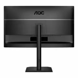 Монитор AOC Q27E4CV, 27", IPS panel, AG, 16:9, QHD 2560x1440, 350 cd/m2, 1500:1, 20M:1, 120Hz, 4ms, 3H, 4 side like, Flicker- free, Eye Comfort, Adaptive Sync, HDR mode, USB-C, HDMI, DP, 4x USB, DP out, LAN, Audio out, PD 90W, Speakers, HAS, Swivel, Tilt, Pivot, VESA 100, Black