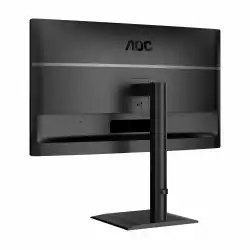 Монитор AOC Q27E4CV, 27", IPS panel, AG, 16:9, QHD 2560x1440, 350 cd/m2, 1500:1, 20M:1, 120Hz, 4ms, 3H, 4 side like, Flicker- free, Eye Comfort, Adaptive Sync, HDR mode, USB-C, HDMI, DP, 4x USB, DP out, LAN, Audio out, PD 90W, Speakers, HAS, Swivel, Tilt, Pivot, VESA 100, Black