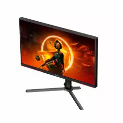 Монитор AOC Q27G3XMN/BK, 27" Gaming monitor, VA WLED panel, 16:9, AntiGlare, 2K UHD 2560x1440, 700cd/m2, 4000:1, 80M:1, 180Hz, 1ms, HDR1000, Adaptive Sync, Flicker-Free, Low Input Lag, HDMI, DP, Audio out, HAS, Swivel, Tilt, Pivot, VESA 100, Black