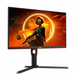 Монитор AOC Q27G3XMN/BK, 27" Gaming monitor, VA WLED panel, 16:9, AntiGlare, 2K UHD 2560x1440, 700cd/m2, 4000:1, 80M:1, 180Hz, 1ms, HDR1000, Adaptive Sync, Flicker-Free, Low Input Lag, HDMI, DP, Audio out, HAS, Swivel, Tilt, Pivot, VESA 100, Black