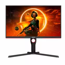Монитор AOC Q27G3XMN/BK, 27" Gaming monitor, VA WLED panel, 16:9, AntiGlare, 2K UHD 2560x1440, 700cd/m2, 4000:1, 80M:1, 180Hz, 1ms, HDR1000, Adaptive Sync, Flicker-Free, Low Input Lag, HDMI, DP, Audio out, HAS, Swivel, Tilt, Pivot, VESA 100, Black