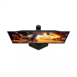 Монитор AOC Q27G4SDR, 26.5 inch Gaming monitor, QD - OLED, AR, QHD 2560x1440, 360Hz, 0.03ms, 1000cd/m2, 1.5M:1, HDR400, G-SYNC Compatible, Low Input Lag, 2x HDMI, DP, 2x USB, HAS, Swivel, Tilt, Pivot, VESA, Black
