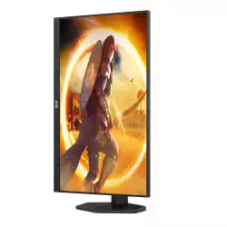 Монитор AOC Q27G4XN, 27", Gaming monitor, VA WLED, 16:9, QHD 2560x1440, 0.5ms, 180Hz, 300cd/m2, 5000:1, HDR10, FreeSync Premium, Flicker Free, Low Blue Light, G-Menu, 2x HDMI, DisplayPort, Audio Out, HAS, Swivel, Tilt, VESA 100, Black
