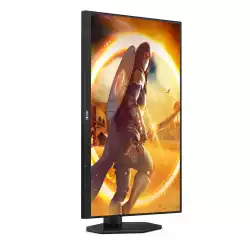 Монитор AOC Q27G4XN, 27", Gaming monitor, VA WLED, 16:9, QHD 2560x1440, 0.5ms, 180Hz, 300cd/m2, 5000:1, HDR10, FreeSync Premium, Flicker Free, Low Blue Light, G-Menu, 2x HDMI, DisplayPort, Audio Out, HAS, Swivel, Tilt, VESA 100, Black