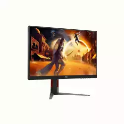 Монитор AOC Q27G4ZD, 27 inch Gaming monitor, QD - OLED, QHD 2560x1440, 280Hz, 0.3ms, 450cd/m2, 1000:1, HDR400, G-SYNC Compatible, Low Input Lag, 2x HDMI, DP, Audio out, Speakers, HAS, Swivel, Tilt, Pivot, VESA, Black