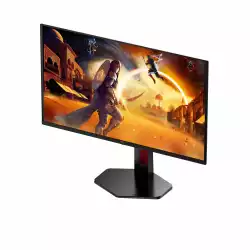 Монитор AOC Q27G4ZDR, 26.5 inch Gaming monitor, QD - OLED, QHD 2560x1440, 240Hz, 0.03ms, 400cd/m2, 1.5M:1, HDR 10, G-SYNC Compatible, PiP+PbP, 2x HDMI, DP, 2x USB, HAS, Swivel, Tilt, Pivot, VESA 100, Black