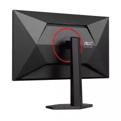 Монитор AOC Q27G4ZR, 27" Gaming monitor, Fast IPS panel, AG, QHD 2560x1440, 16:9, 240Hz, 0.3ms, 400 cd/m2, 1000:1, HDR 400, Flicker Free, Anti Blue Light, Adaptive Sync, 2x HDMI, DP, Audio out, Speakers, HAS, Swivel, Tilt, Pivot, VESA 100, Black