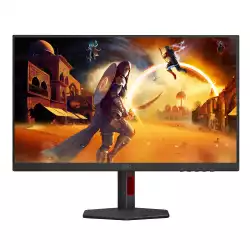 Монитор AOC Q27G4ZR, 27" Gaming monitor, Fast IPS panel, AG, QHD 2560x1440, 16:9, 240Hz, 0.3ms, 400 cd/m2, 1000:1, HDR 400, Flicker Free, Anti Blue Light, Adaptive Sync, 2x HDMI, DP, Audio out, Speakers, HAS, Swivel, Tilt, Pivot, VESA 100, Black