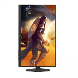 Монитор AOC Q27G4ZR, 27" Gaming monitor, Fast IPS panel, AG, QHD 2560x1440, 16:9, 240Hz, 0.3ms, 400 cd/m2, 1000:1, HDR 400, Flicker Free, Anti Blue Light, Adaptive Sync, 2x HDMI, DP, Audio out, Speakers, HAS, Swivel, Tilt, Pivot, VESA 100, Black
