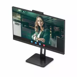 Монитор AOC Q27P3QW, 27" IPS WLED Panel, AntiGlare, 3H, 16:9, 2560x1440, 75Hz, 350cd/m2, 1000:1, 20M:1, 3-sided frameless, 2x HDMI, DisplayPort, 4x USB, Speakers, 2MP Windows Hello, Microphone, Tilt, Swivel, Pivot, HAS, Flicker-free, Low blue light, AdaptiveSync, VESA 100, Black
