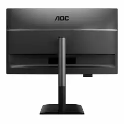 Монитор AOC Q27P4U, 27" IPS WLED panel, AG, 16:9, QHD 2560x1440, 350cd/m2, 1500:1, 50M:1, 120Hz, 4ms, HDR mode, Adaptive Sync, Flicker Free, Anti Blue Light, sRGB, Pop-out USB Hub, 2x HDMI, DP, USB-C, 3x USB, Audio out, Speakers, HAS, Swivel, Tilt, Pivot, VESA 100, Energy class C, Black