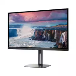 Монитор AOC Q27V5N/BK, 27", WLED VA Panel, 2560x1440, 75Hz, 16:9, 4ms, 4000:1, 20M:1, 300 cd/m2, AntiGlare, 3H, 3-sided frameless, FreeSync, Flicker-free, Low blue light, 2x HDMI, 2x DisplayPort, Speakers, HAS, Swivel, Tilt, Pivot, VESA 100, Black